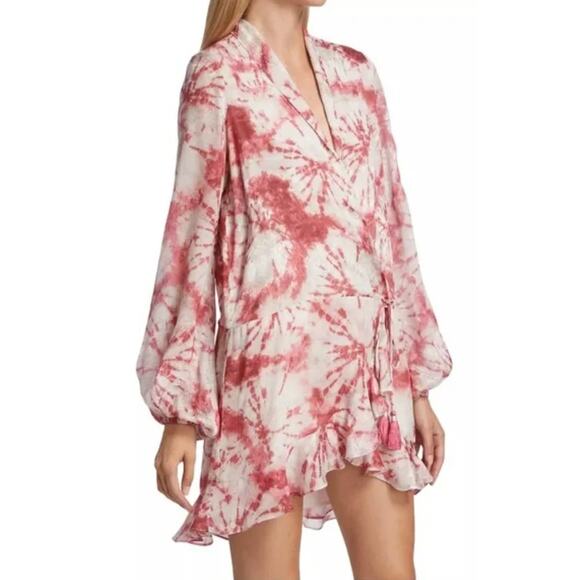 0104 Rococo Sand Ava mini dress rosewood L - Picture 4 of 10